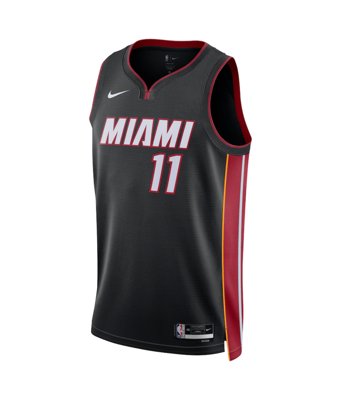 Maglia Miami Heat Nike Association Edition Swingman -Nera
