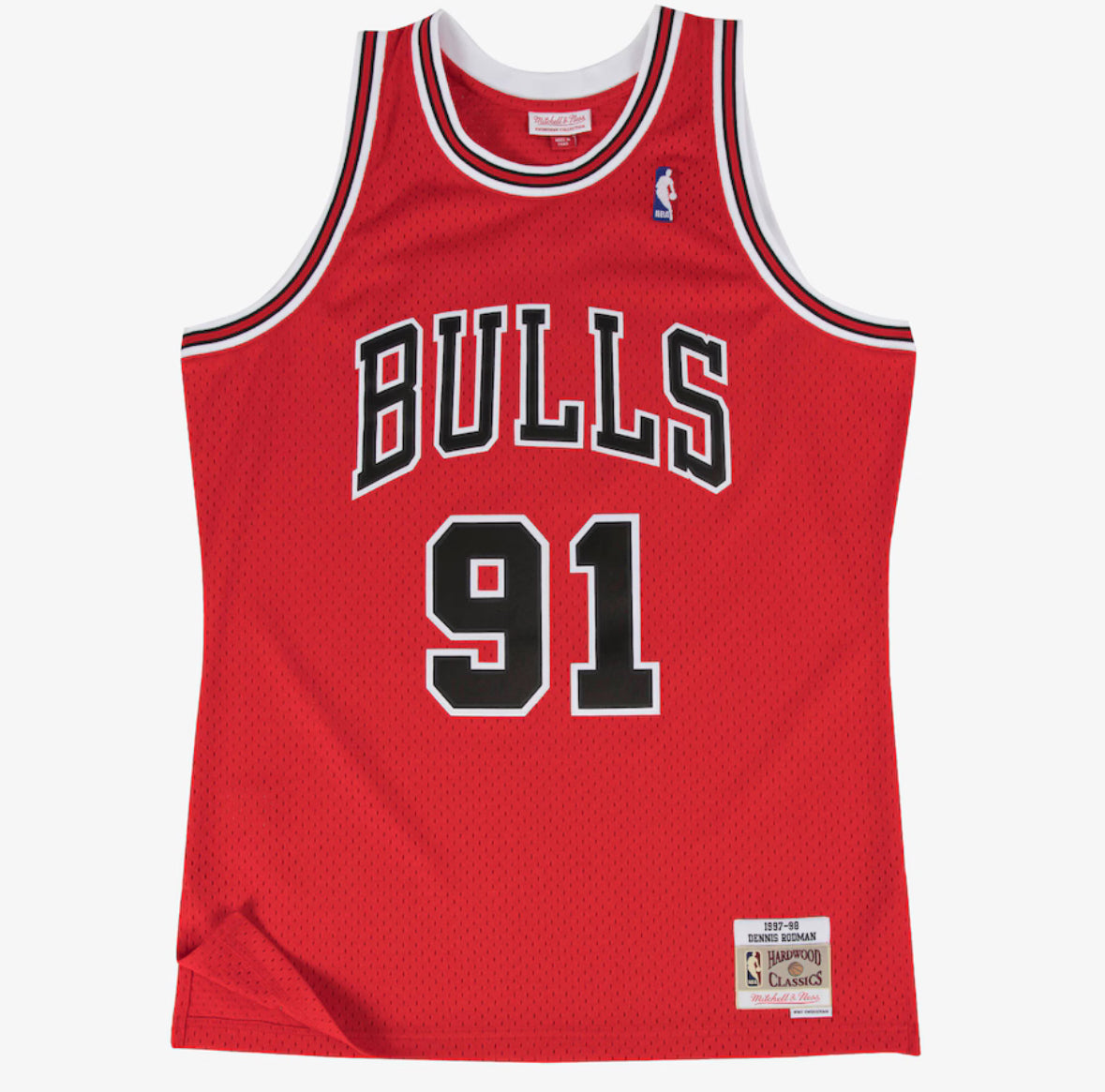 Maglia Swingman Mitchell & Ness dei Chicago Bulls, Dennis Rodman