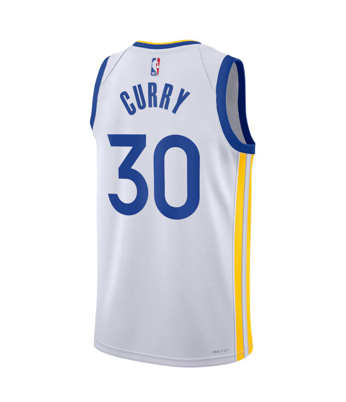 Maglia Golden State Warriors Nike Icon Edition Swingman - Reale - Stephen Curry
