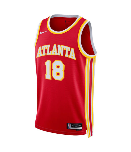 Maglia Atlanta Hawks Nike icon edition swing man -rossa- Mouhamed Gueye