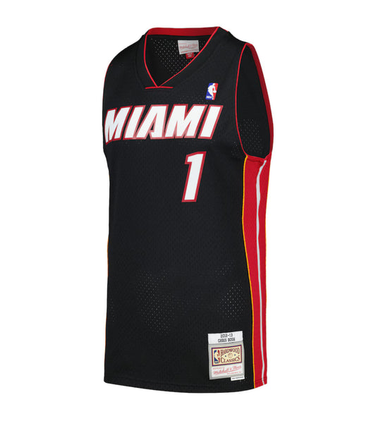 Maglia Mitchell & Ness Chris Bosh Miami Heat nera 2012/13 Hardwood Classics Swingman