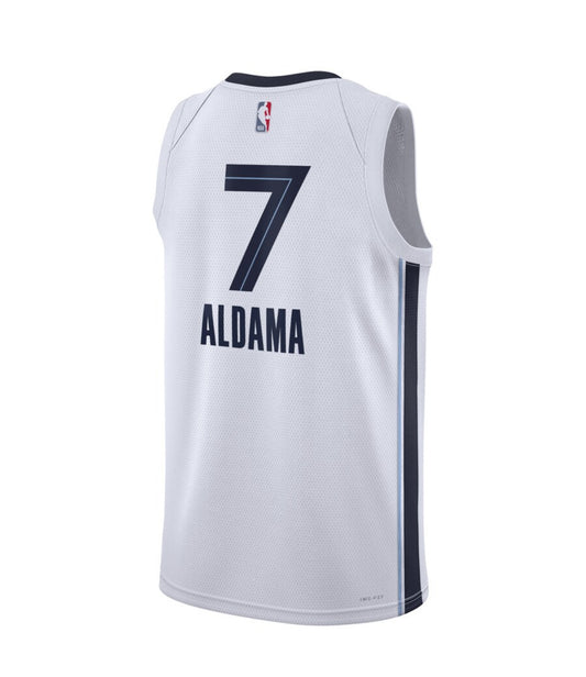 Maglia Memphis Grizzlies Nike Association Edition Swingman - Bianca - Santi Aldama