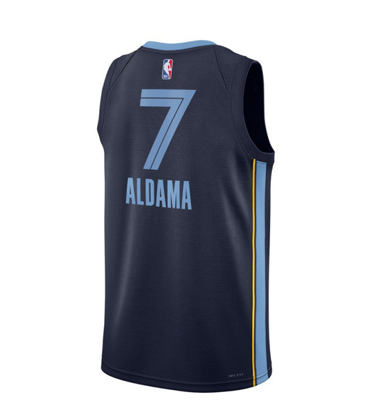 Maglia Memphis Grizzlies Nike Icon Edition Swingman - Blu marino - Santi Aldama