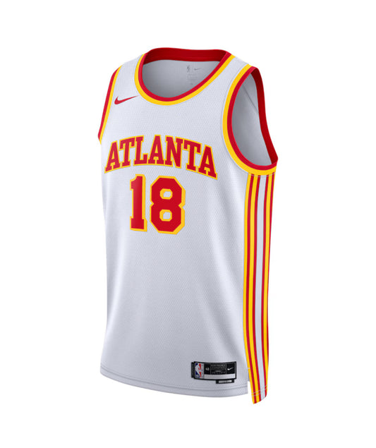Maglia Atlanta Hawks Nike Association Edition Swingman - Bianca - Mouhamed Gueye