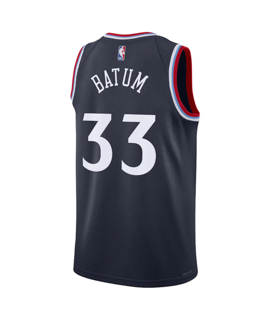 Maglia LA Clippers Nike Icon Edition Swingman - Blu marino - Nicolas Batum