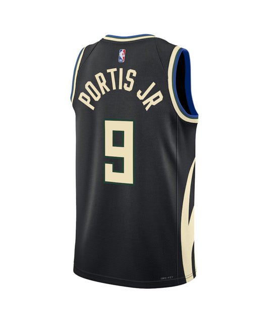 Maglia Swingman Milwaukee Bucks Jordan Statement Edition - Nera - Bobby Portis Jr