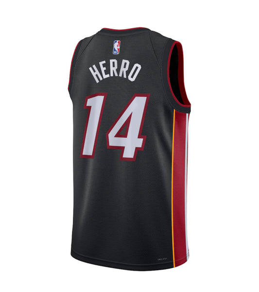 Maglia Miami Heat Nike Icon Edition Swingman - Nera - Tyler Herro