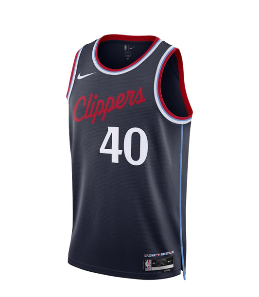 Maglia LA Clippers Nike Icon Edition Swingman - Blu scuro - Ivica Zubac