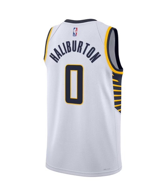 Maglia Swingman Nike Association Edition degli Indiana Pacers - Bianca - Tyrese Haliburton