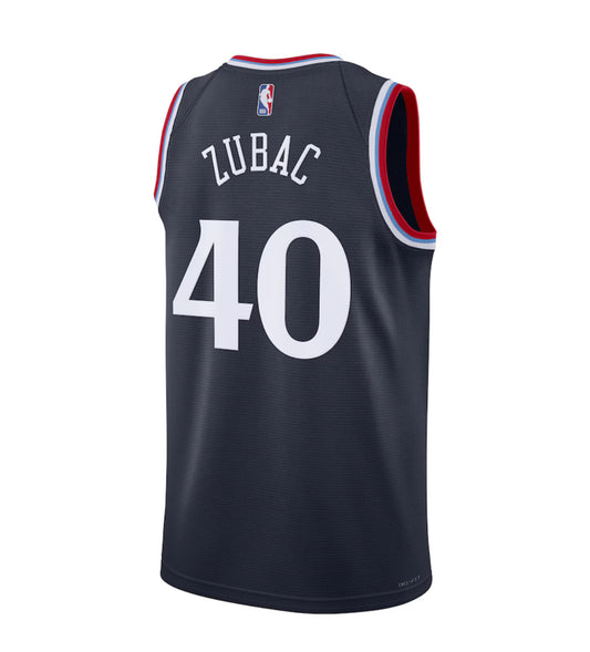 Maglia LA Clippers Nike Icon Edition Swingman - Blu scuro - Ivica Zubac