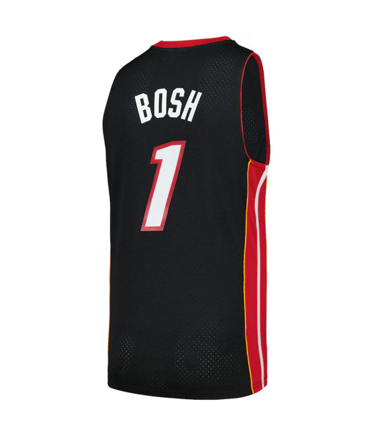 Maglia Mitchell & Ness Chris Bosh Miami Heat nera 2012/13 Hardwood Classics Swingman
