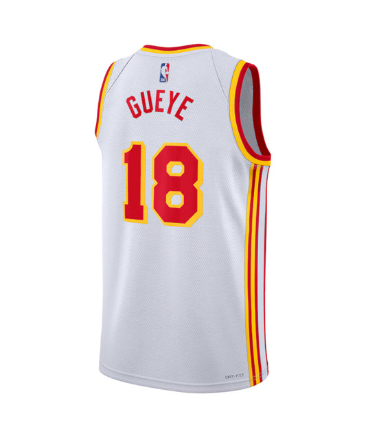 Maglia Atlanta Hawks Nike Association Edition Swingman - Bianca - Mouhamed Gueye