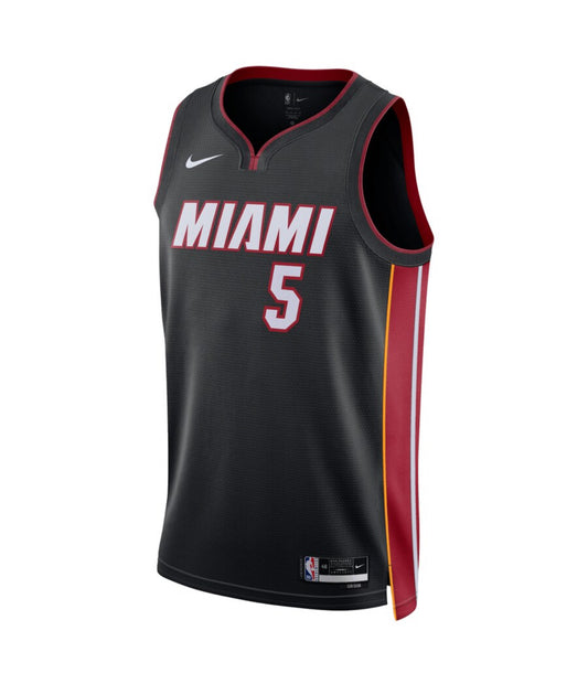 Maglia Miami Heat Nike Icon Edition Swingman - Nera - Nikola Jović