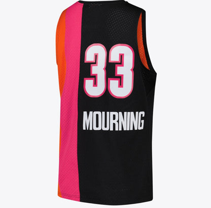 Miami Heat NBA Maglia Alonzo Mourning Hardwood Classics Road di Mitchell & Ness