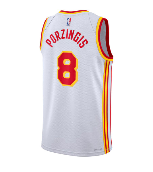 Maglia Atlanta Hawks Nike Association Edition Swingman - Bianca