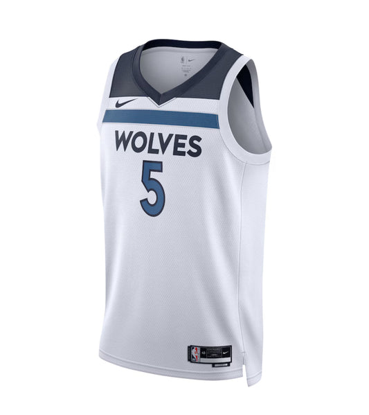 Maglia Minnesota Timberwolves Nike Association Edition Swingman - Bianca - Anthony Edwards