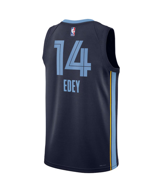 Memphis Grizzlies Nike Icon Swingman Jersey - Blu - Zach Edey
