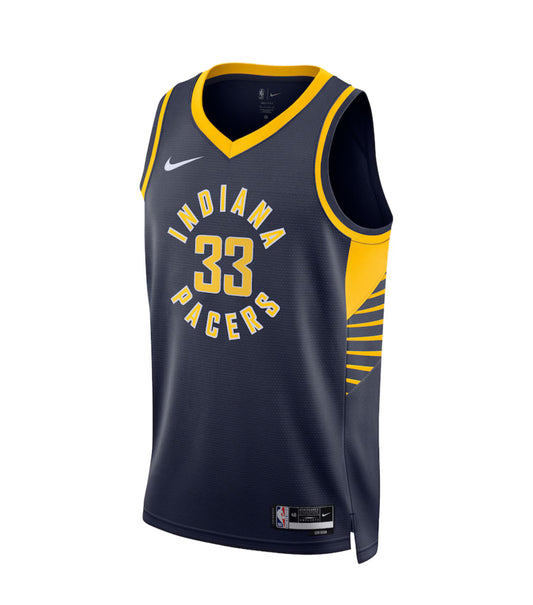 Maglia Indiana Pacers Nike Icon Edition Swingman - Marina Militare - Myles Turner