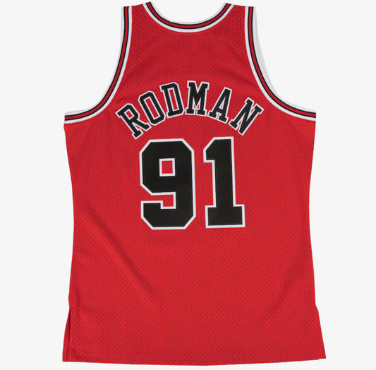 Maglia Swingman Mitchell & Ness dei Chicago Bulls, Dennis Rodman
