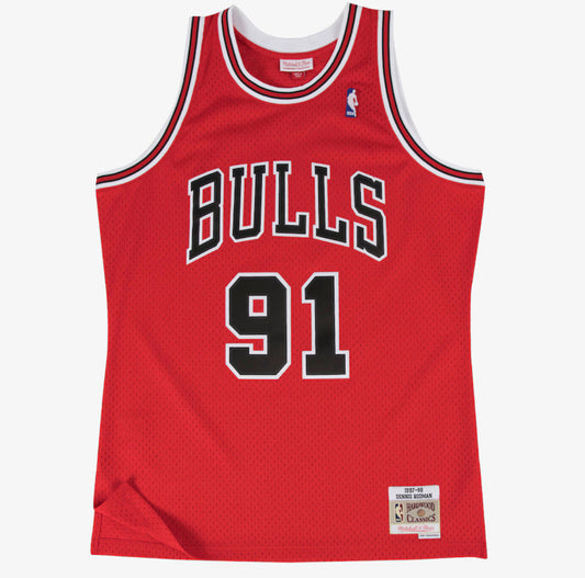 Maglia Swingman Mitchell & Ness dei Chicago Bulls, Dennis Rodman