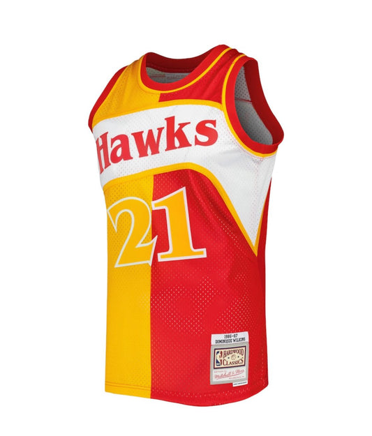Maglia da uomo Mitchell & Ness Dominique Wilkins Atlanta Hawks
