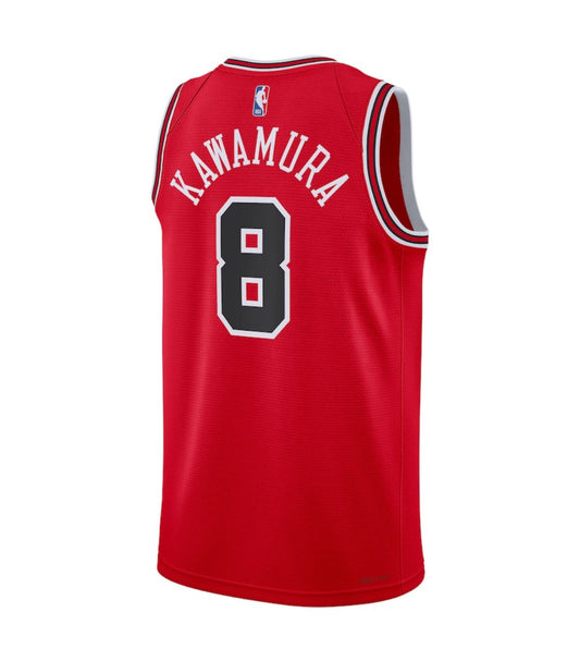 Maglia Chicago Bulls Rossa Yuki Kawamura