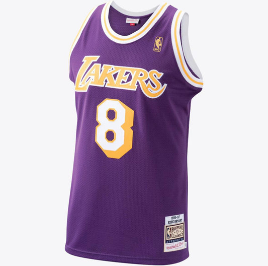 LA Lakers Maglia Authentic Hardwood Classics -Viola